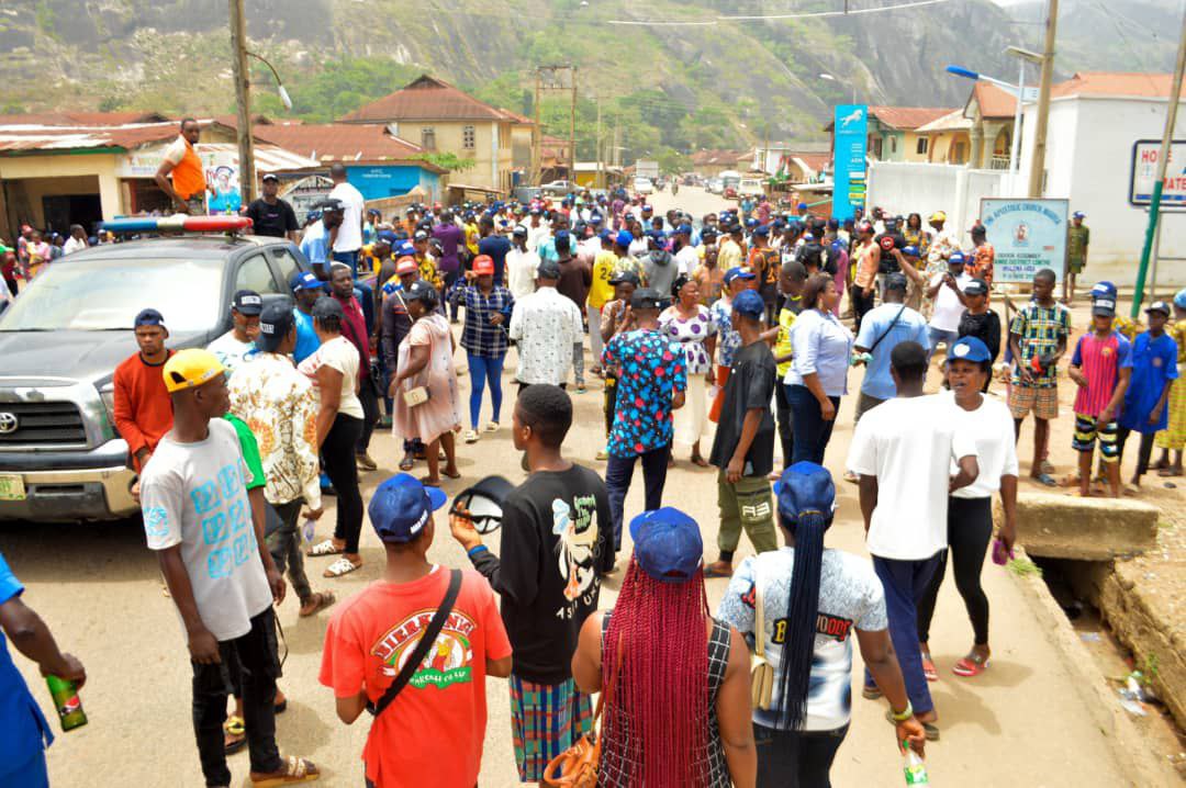 PHOTO: 1MILLION MOVEMENT: IDANRE/IFEDORE YOUTHS DRUM SUPPORT FOR HON AKINGBASO