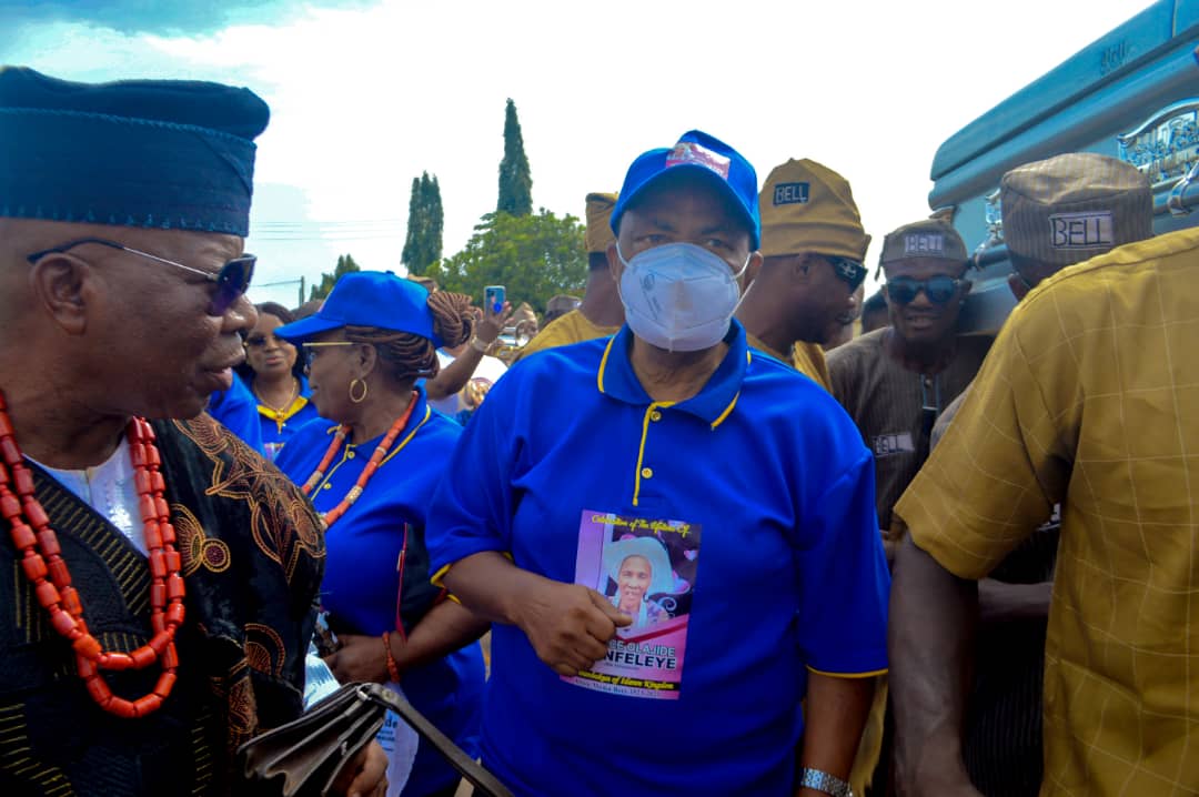 Photo News: Akinfeleye buries mum in Idanre