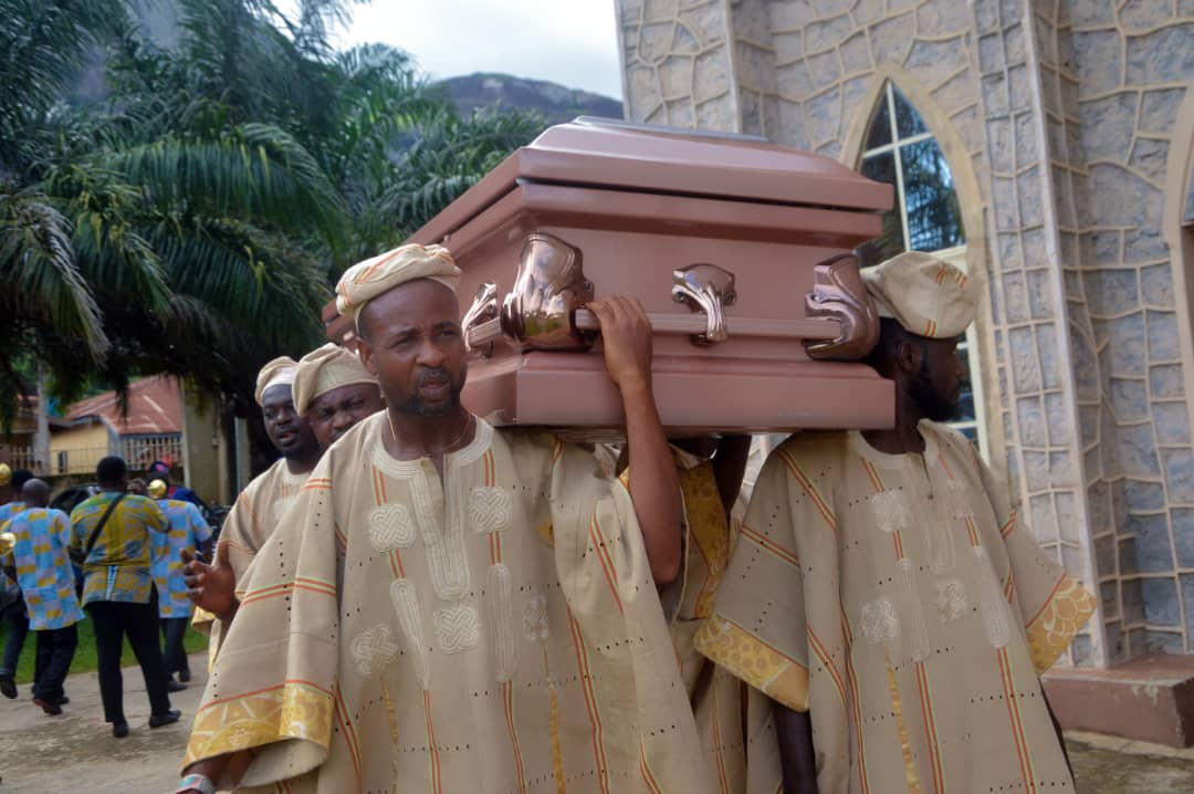 Photo News: CHIEF MRS CAROLINE AKINFELEYE FINALLY LAID TO REST….families showered encomium for her good virtue