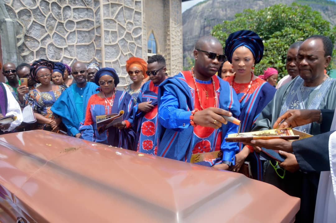 Photo News: CHIEF MRS CAROLINE AKINFELEYE FINALLY LAID TO REST….families showered encomium for her good virtue